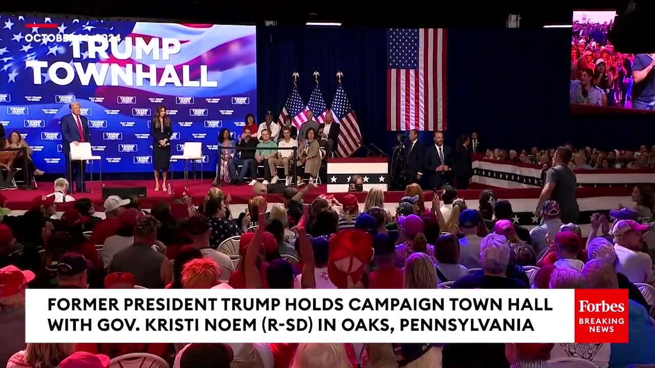 WATCH- Small Business Owner Asks Trump How He'll 'Bring Common Sense Back' At Pennsylvania Town Hall