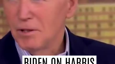 Biden On Harris "There Wasn't A Single Thing That I Did That She Couldn't Do"