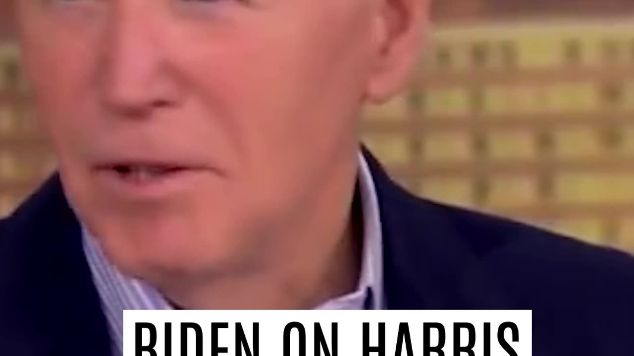 Biden On Harris "There Wasn't A Single Thing That I Did That She Couldn't Do"