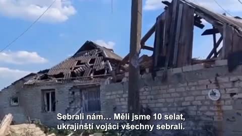 Žena z obce u Severodoněcku vypráví, jak ji ukrajinští nacisté nenechali pohřbít ani tchýni