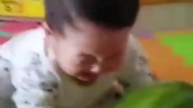 Funny cute baby