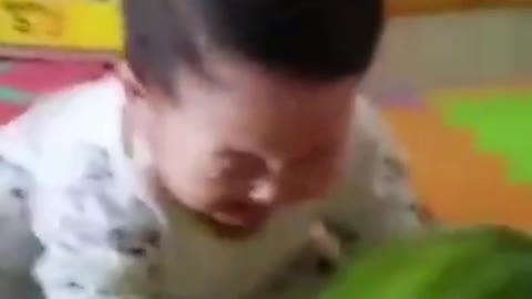 Funny cute baby