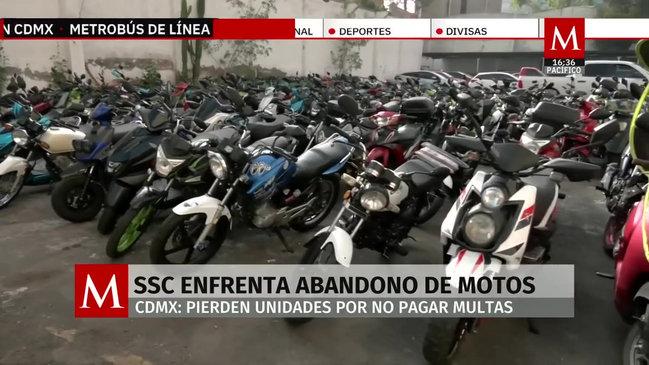 Usuarios de moto en la CdMx prefieren abandonar su vehículo antes que pagar una multa