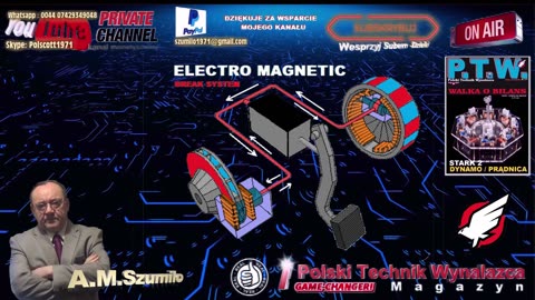 ELECTROMAGNETIC BREAK / INNOVATION FOR EV CAR / HAMULCE LEKTROMAGNETYCZNE 1988 ROK / GM BREAK