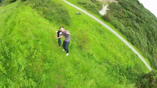 Mark Clark Portrush driving and walking around Binevenagh 2016.