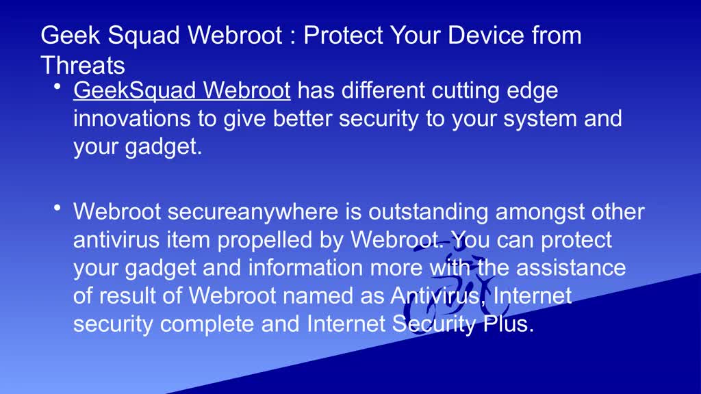 Download Geek squad webroot