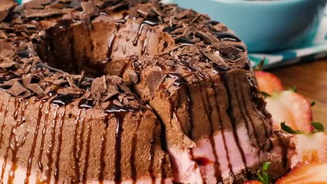 Sensation Ice Cream Cake For Dessert.