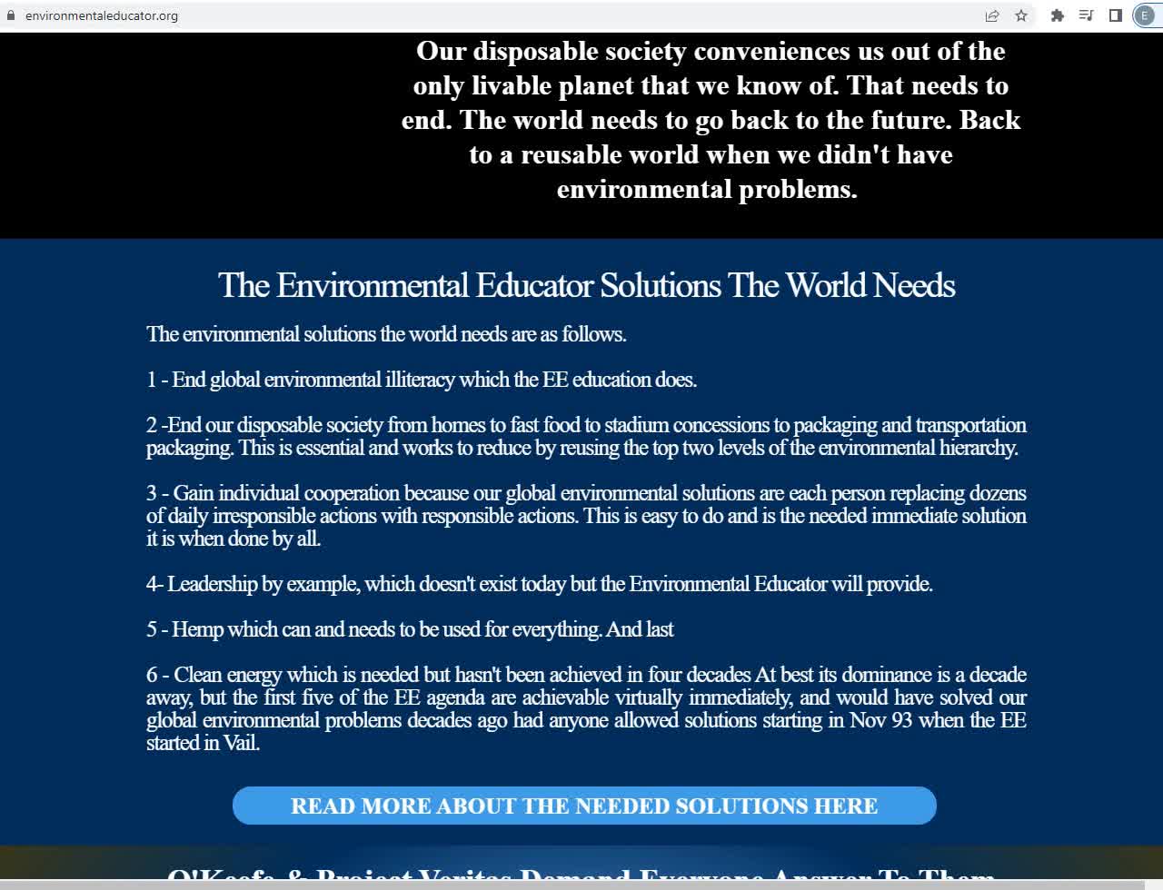 TULSI GABBARD ENVIRONMENTAL LEADERSHIP WORLD CRIES FOR HERE - GIVE IT TO THE WORLD