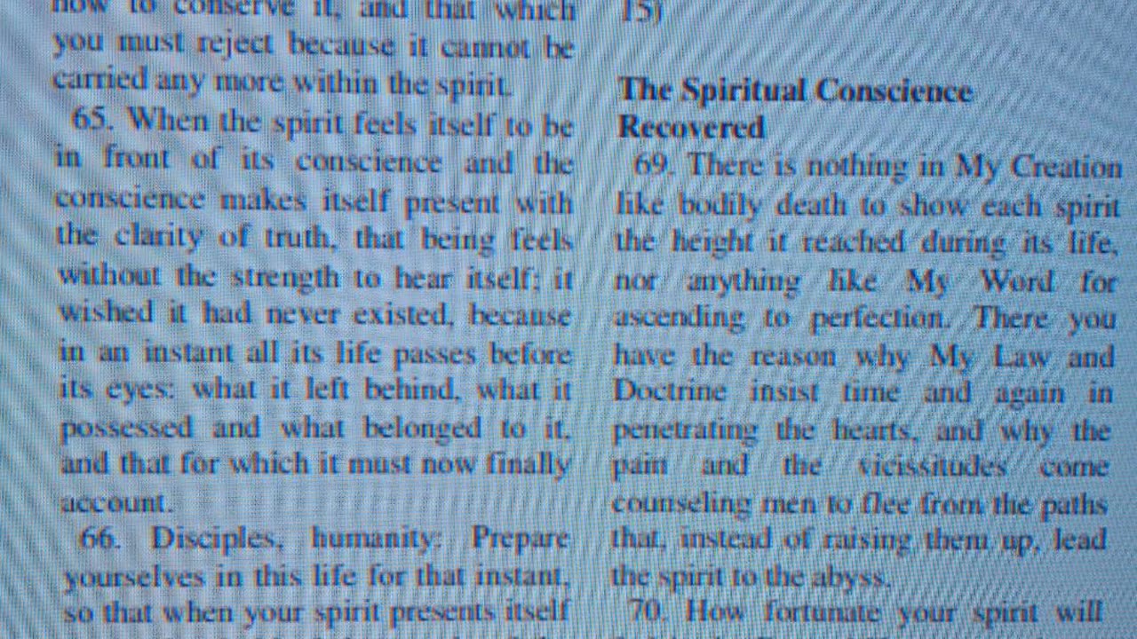 Conscience recovered