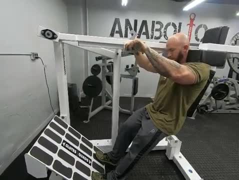 Equipment of the Iron Forged Gym The Pendulum Squat by Paramount