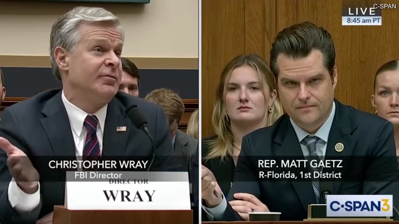 aetz grills Wray over 'not disclosing' Biden's mental decline