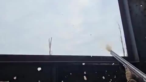 Russian Shoots a Drone Out of the Sky