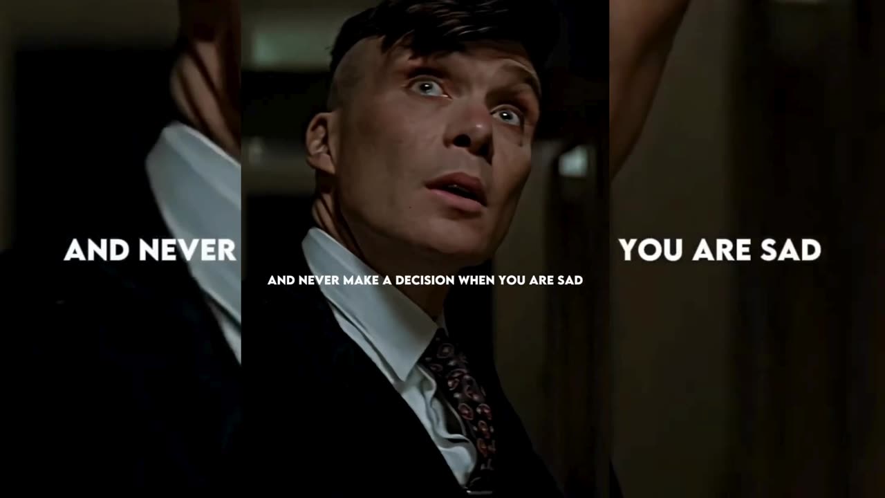 NEVER REPLY WHEN YOU ARE ANGRY ~ THOMAS SHELBY QUOTES || PEEAKY BLINDERS