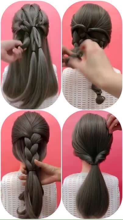 EASY AND FAST HAIRSTYLES