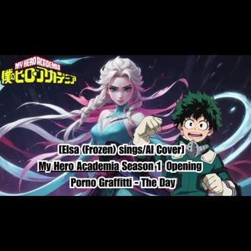 [Elsa (Frozen) sings/AI Cover] My Hero Academia Season 1 Opening Porno Graffitti - The Day