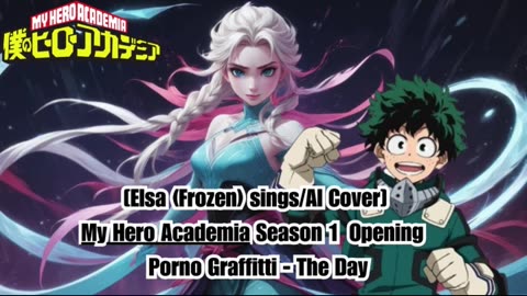 [Elsa (Frozen) sings/AI Cover] My Hero Academia Season 1 Opening Porno Graffitti - The Day