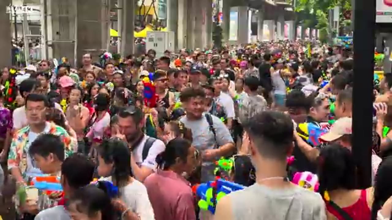 SONGKRAN 2024, Silom, Thailand, Millions of People, world - class festival