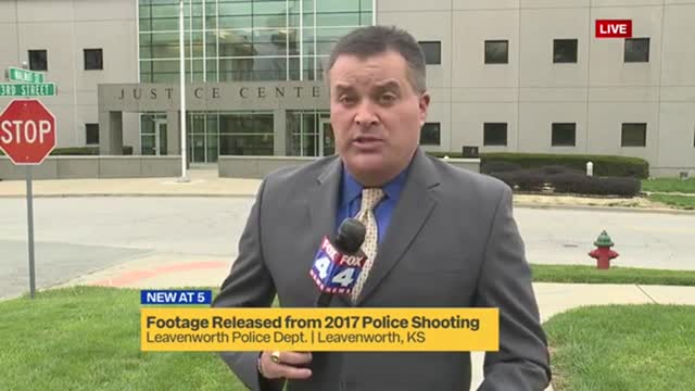 Body camera footage shows deadly Leavenworth police shooting