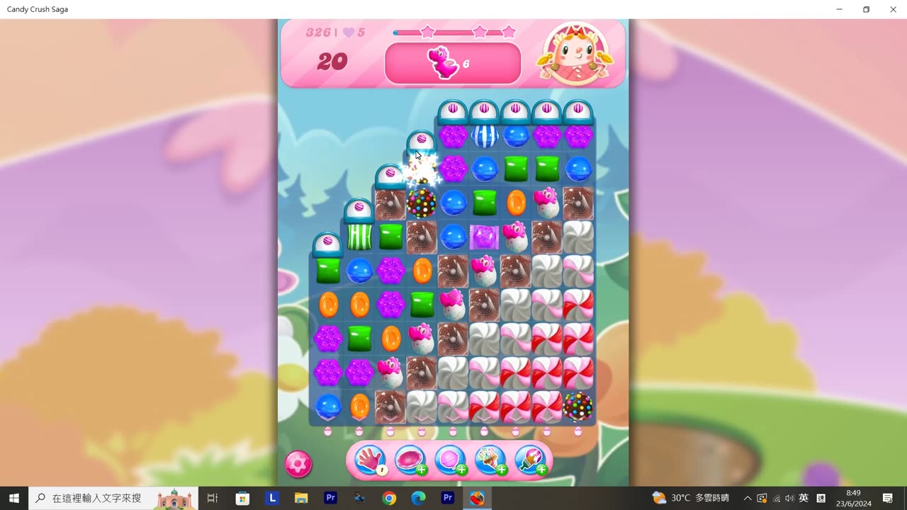 Candy Crush Saga Record (Level 326)