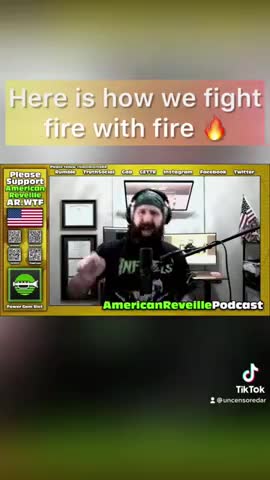 We will fight #firewithfire the RIGHT way! #shorts #podcast #clip