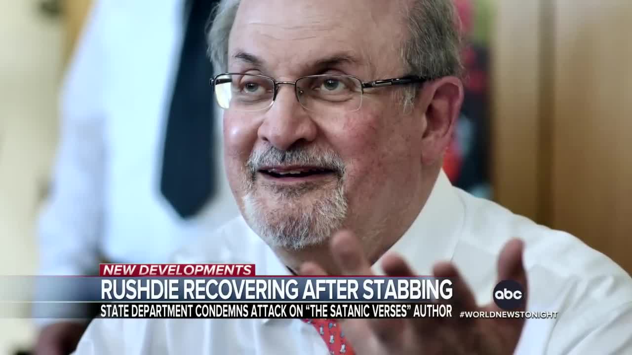 Salman Rushdie is taken off ventilator, continues to improve following stabbing | WNT