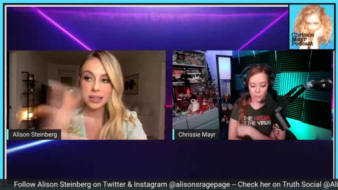 Alison Steinberg (former host on OANN) on The Evils of Covid - Chrissie Mayr Podcast