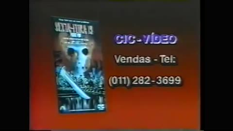 Sexta-feira 13 Parte 8 - Comercial de lançamento do filme em VHS