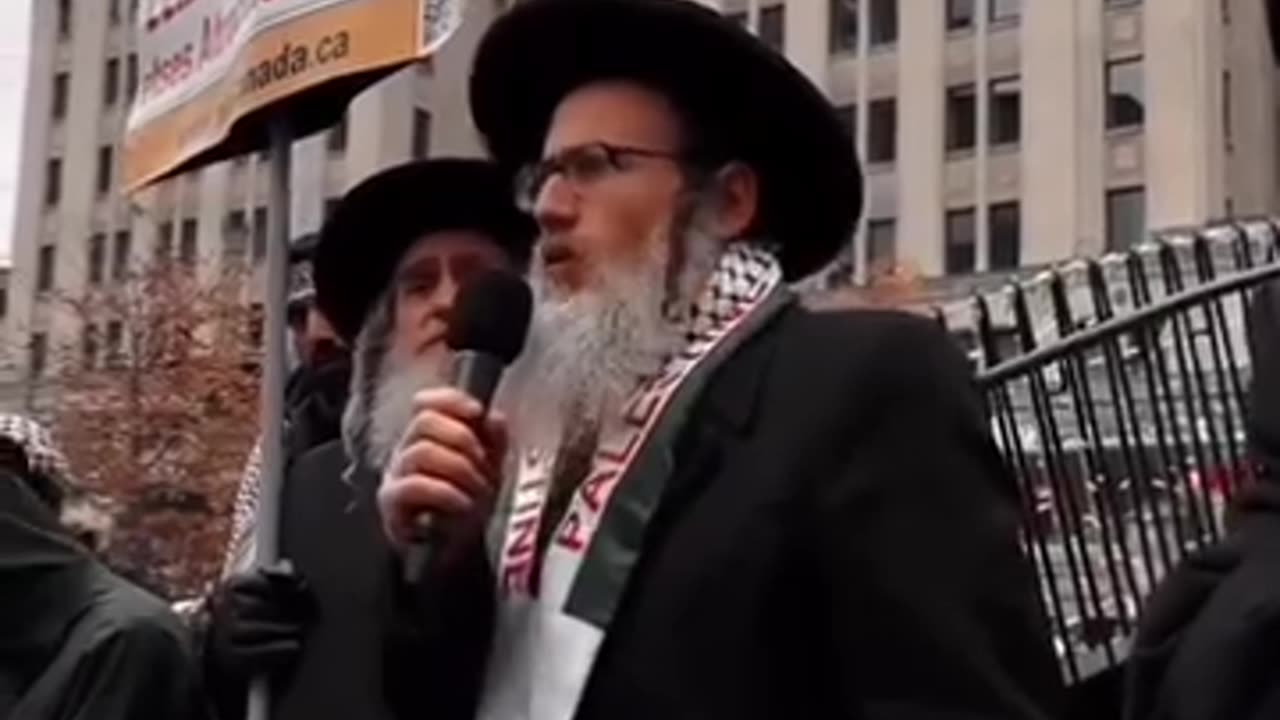 Listen to this rabbi, a truly holy man, a genuine Jew! Respect !