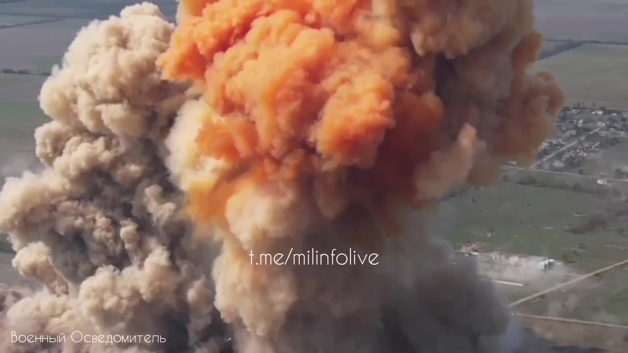 Ukrops ammunition depot destroyed in Nikolaev