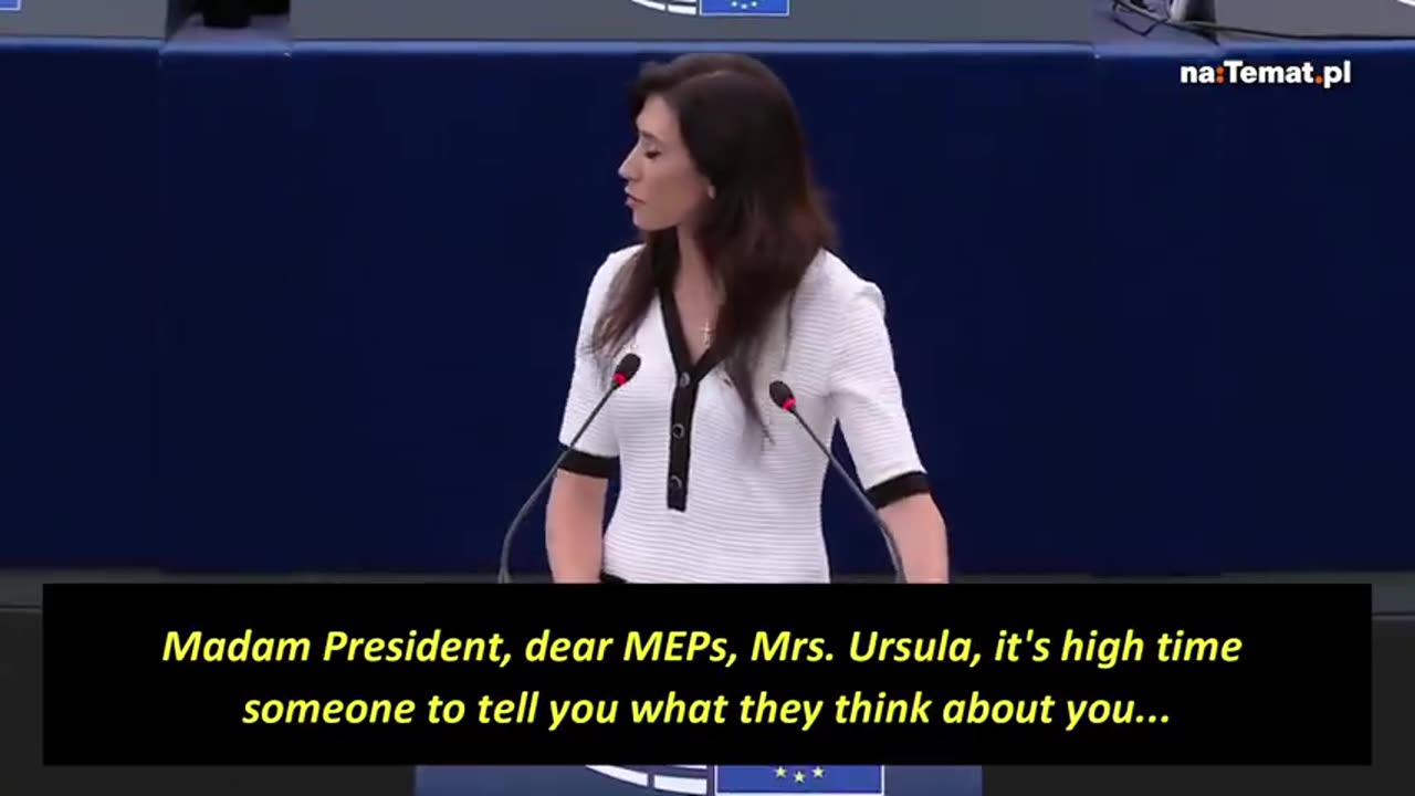 Polish MEP Zajączkowskiej-Hernik to Von der Lying [Bitch]: You should be in prison