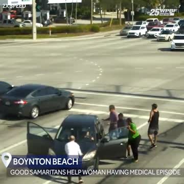Boynton Beach Florida - Driver has Vaxx Episode and is Saved by Good Samaritans