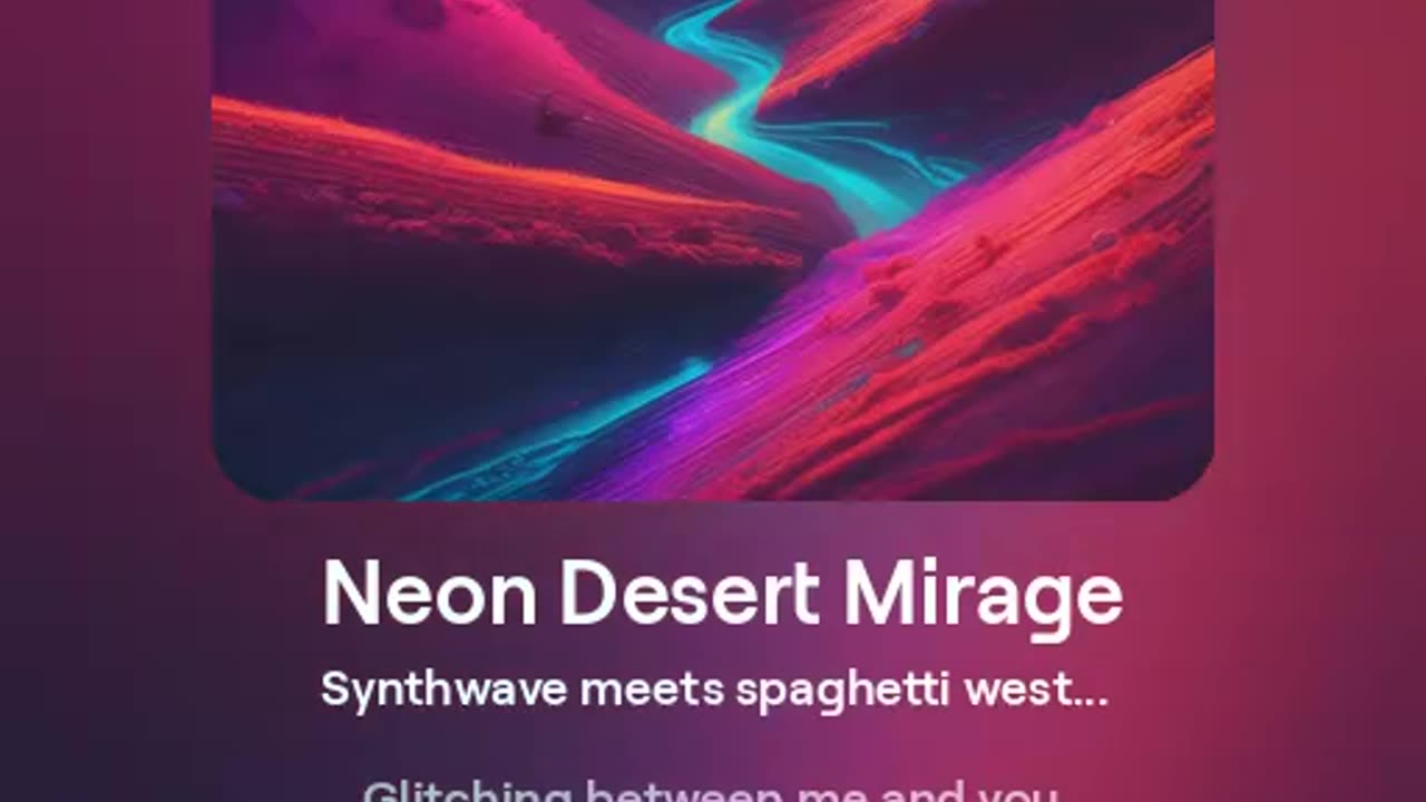 Neon Desert Mirage