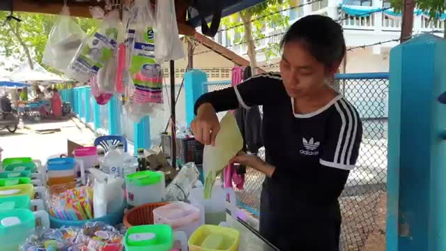 Thailand Bobal Tea Thai Milk Tea Drink Thailand Street Food