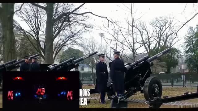 21 Gun Salute to the Commander and Chief