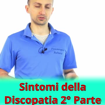 Quali Sono i Sintomi della Discopatia Seconda Parte