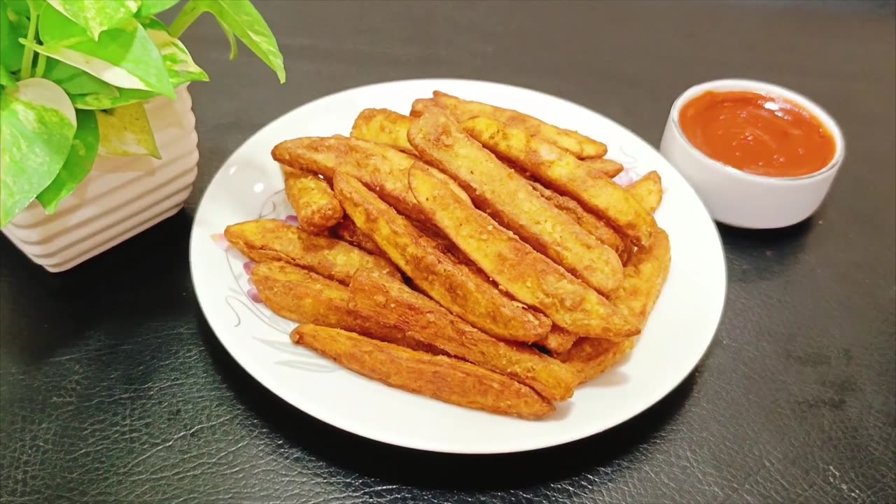 New Style Potato French Fry Recipe! It's So Delicious! How To Make French Fries! French Fry Recipes