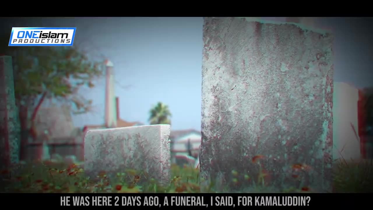 The man saw his own grave