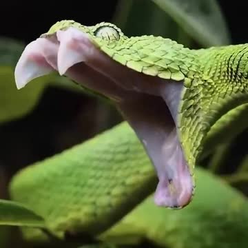 Snakes yawn.. also called mouth gaping... cute or unsettling?