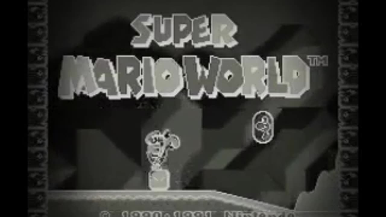 $ SUPER MARIO WORLD IN GHOST FILTER ( OLD SCHOOL YOUTUBE Enhancement FEATURE ) [ PART 2 ]