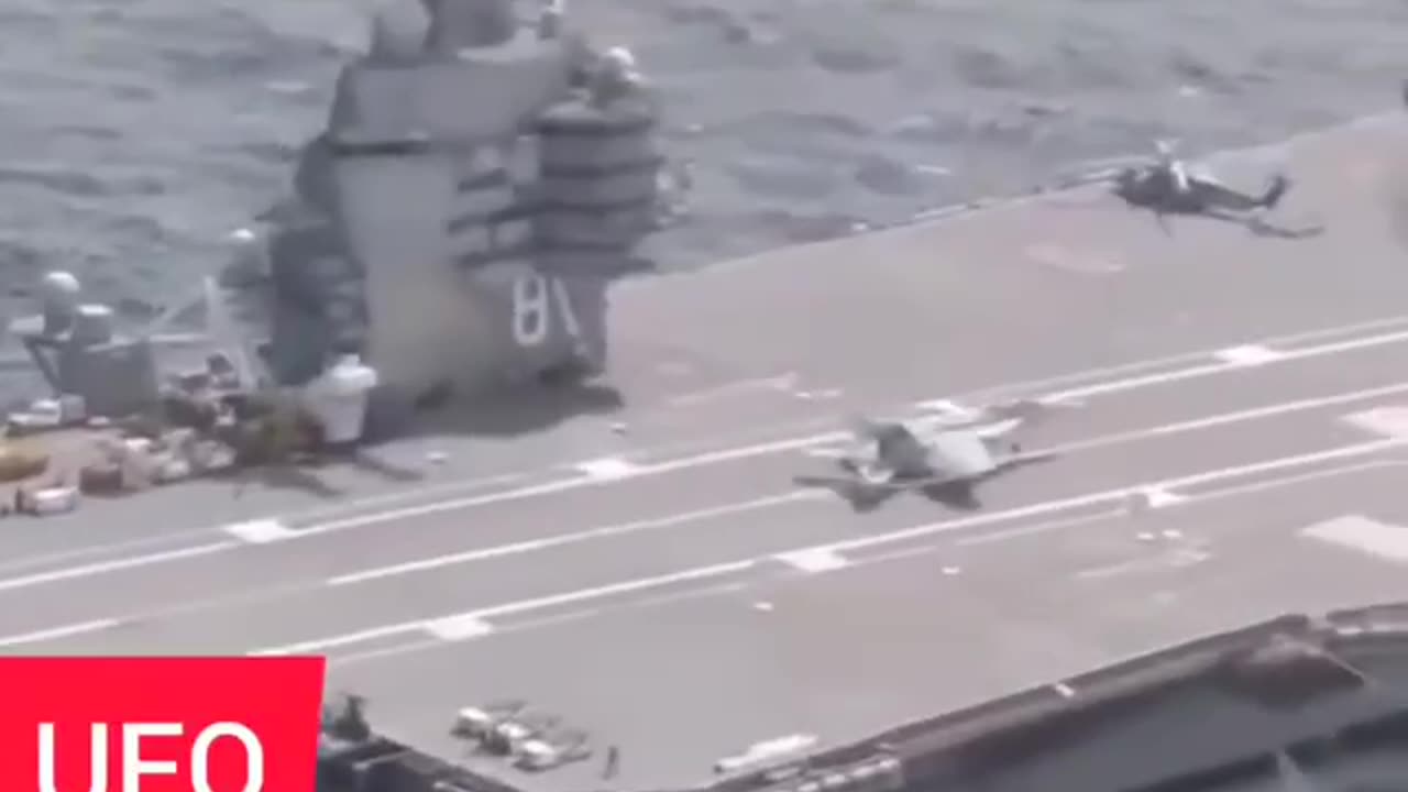 Tr3b spotted on aircraft carrier