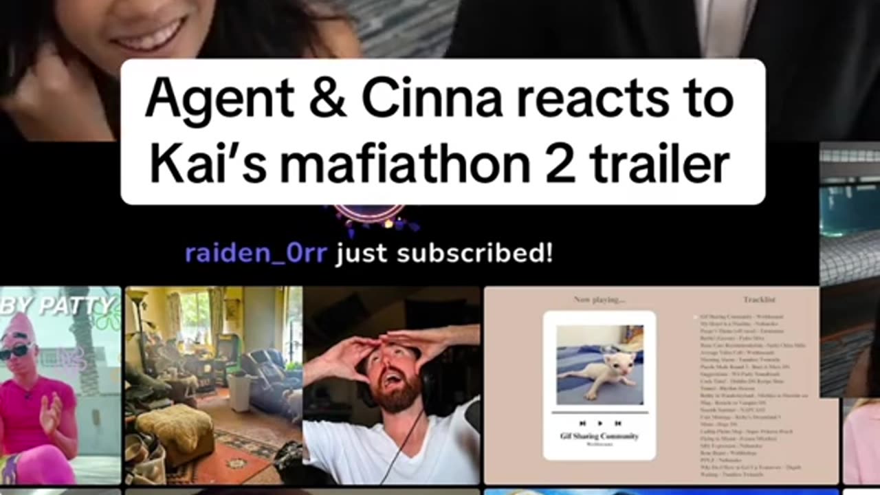 Agent & Cinna reacts to Kai cenat insane subathon trailer #agent00 #amp #kaicenat