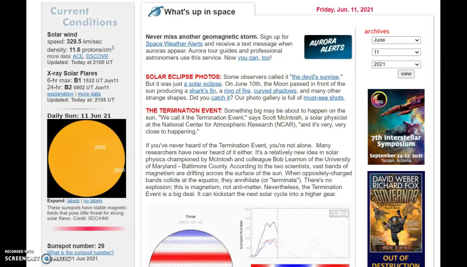 JUNE 11TH, 2021 SDO DOWN SOLAR CYCLE ?, "DEATH STAR ECLIPSE", DARK MATTER IS BS, COVID DAMAGES BRAIN