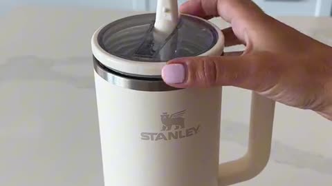 "Stanley Cup fans🥤 The leak-proof Stanley lid is an absolute game-changer