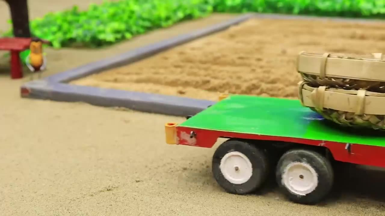 Modern Farming with Mini Tractor 🚜 Cartoon Video for kids