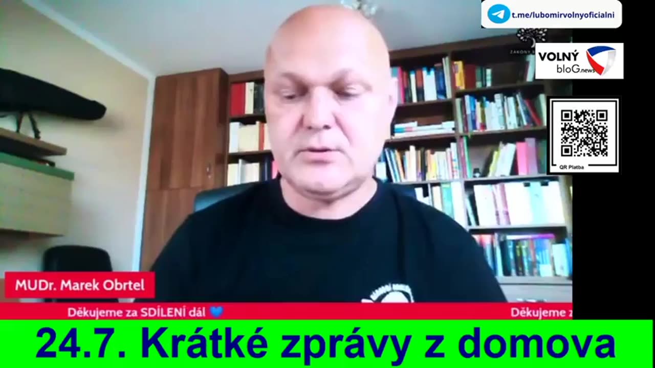 24.7. Krátké zprávy z domova