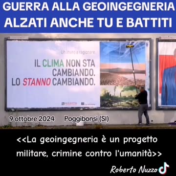 TG TELECOLOR CON ROBERTO NUZZO: <<Vi spiego tutto ciò che viene irrorato col pretesto del presunto riscaldamento climatico>> [in descrizione 13 interviste con le rispettive fonti]