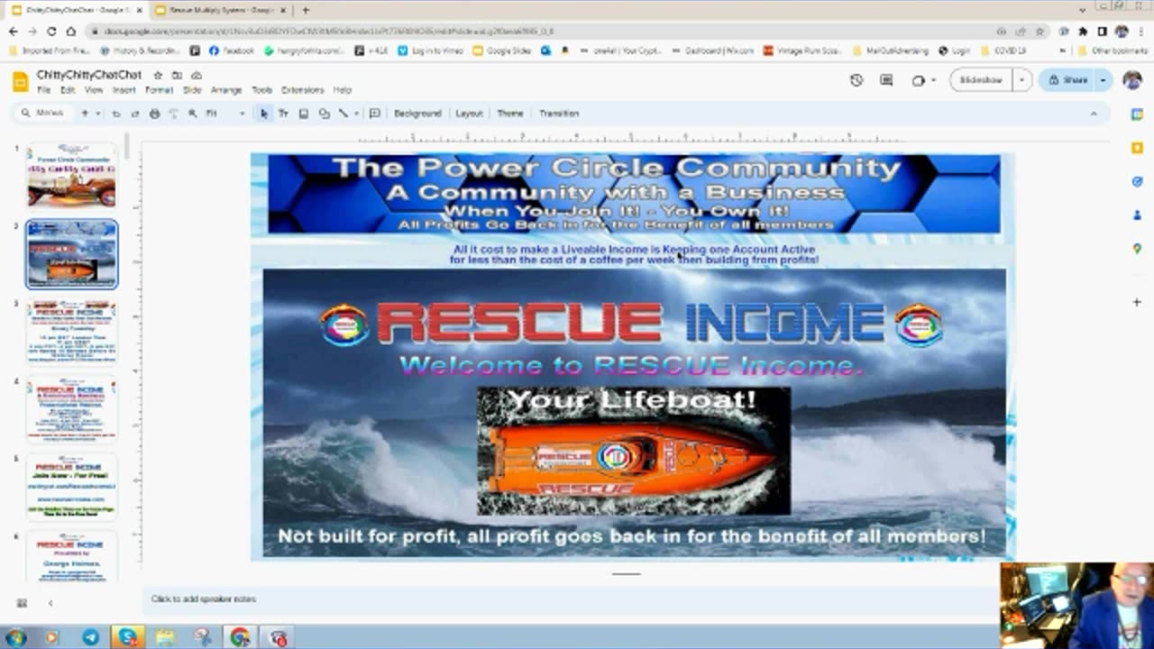 Rescue Income Chitty Chitty Chat Chat Webinar 15th Oct 2024