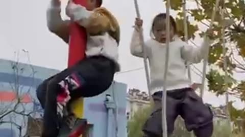 Chinese Kindergarten Outdoor Activities