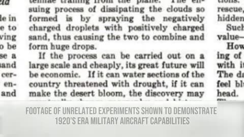 A century of cloud seeding which began by spraying “electric sand” from airplanes