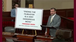 Ted Cruz Makes Joe Biden Eat His Words on Filibuster